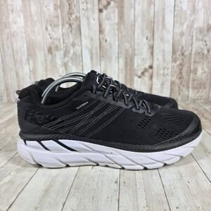 Hoka One One Clifton 6 Running Shoes Men's 9.5 Sneakers‎ Black Athletic